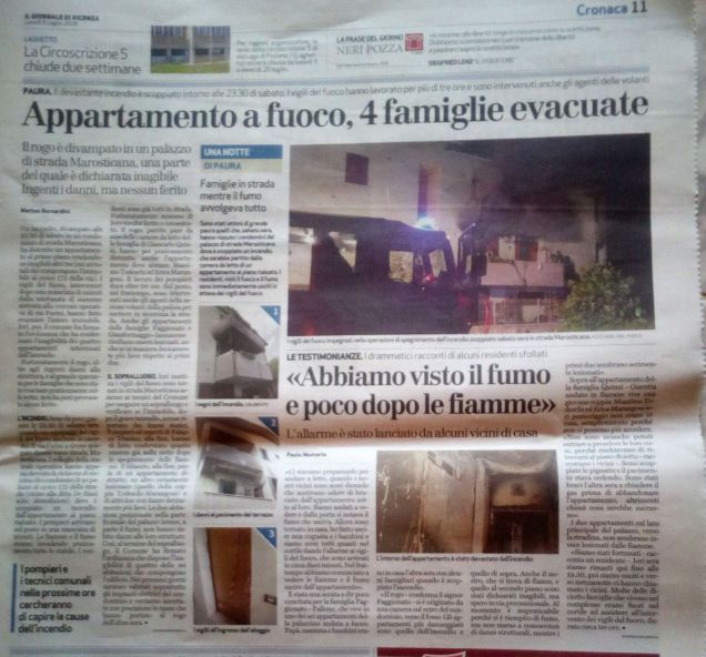 incendio appartamento